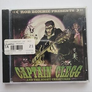 Captain Clegg and the Night Creatures CD 2009 Stag Rob Zombie Presents Sealed